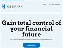Tablet Screenshot of keepify.com